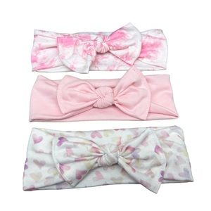 Capelli New York - Infant Bow headbands - Set of 3 - OS